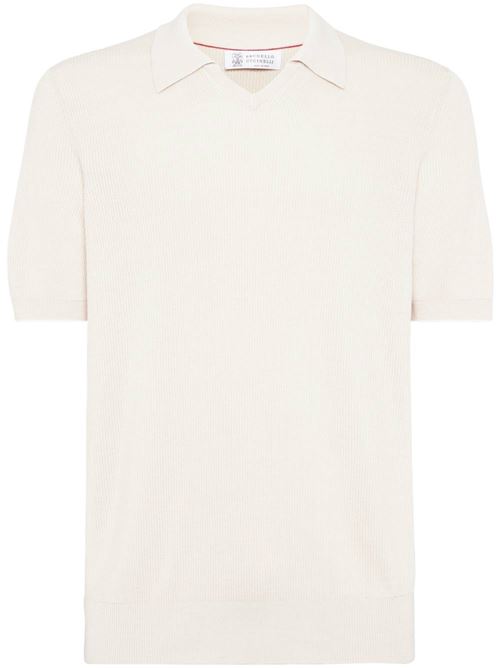 Polo shirt with collar detail BRUNELLO CUCINELLI | M29400015C0312